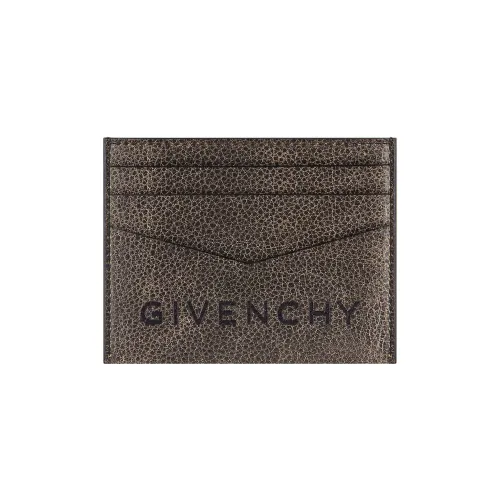 Givenchy Cow Leather Card Holder Men's Black/Gray