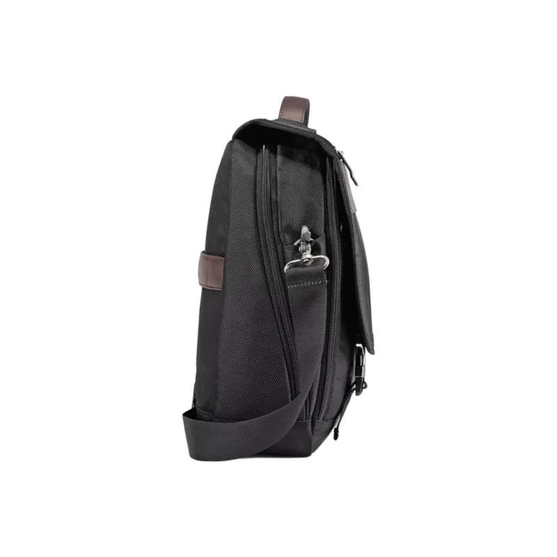 SAMSONITE Nylon Fabric 15.6-Inch Laptop Bag Briefcase Shoulder Bag Crossbody Bag Handbag Men's Black-2