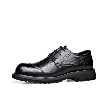 YEDANI Dress Shoes Men Low Top Black