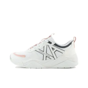 ARMANI EXCHANGE Shock Absorbers Low Top Casual Shoes Women's White