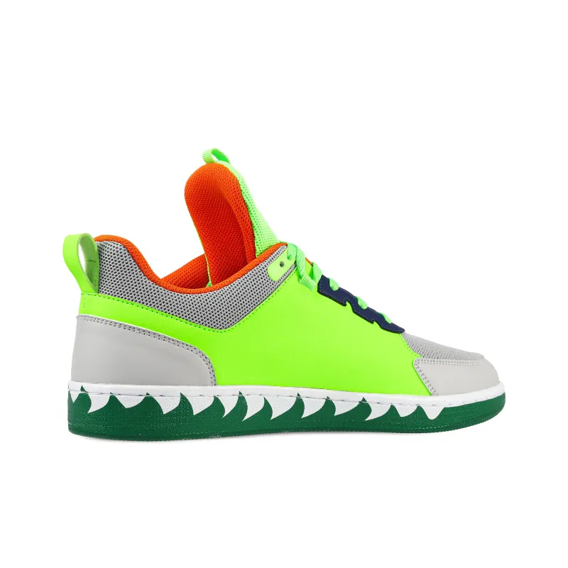 SOULSFENG Low Top Skateboard Shoes Unisex Light Green-4