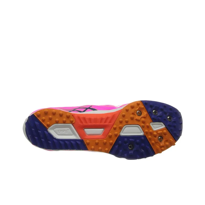 Asics Cross Freak Cushioning Anti Slip And Wear Resistant Low Top Running Shoes Women's Bright Pink-5