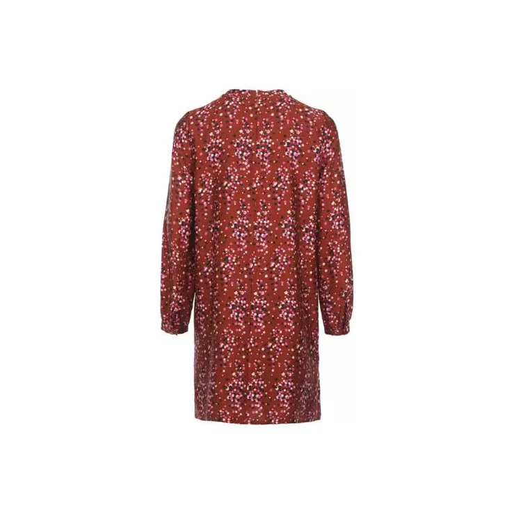 I BLUES Long Sleeved Dresses Women's Red-2