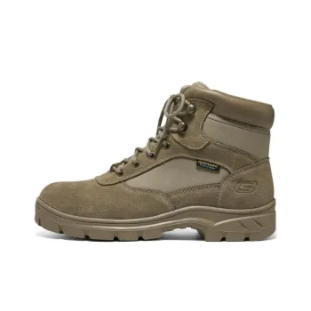 Skechers Work Abrasion Resistant Mid Top Outdoor Shoes Men's Camel
