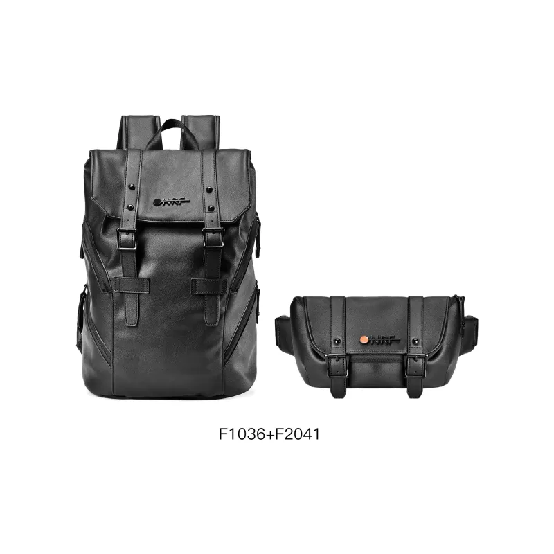 ONRF Polyester Laptop Backpack Large Size Unisex Cool Black-9