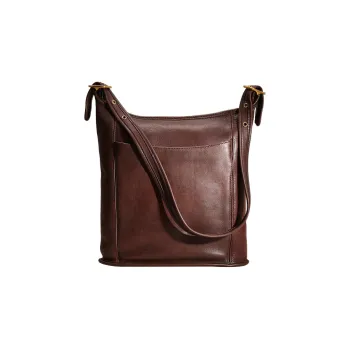 COACH Leather Messenger Bag, Shoulder Bag, Crossbody Bag Men's Vintage Brown