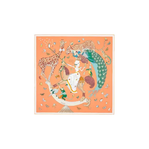 HERMES Female  Silk scarf