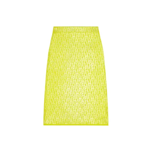 DIESEL M-Ikaria Monogram-print Knitted Midi Skirt