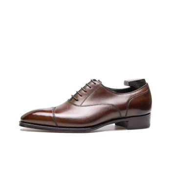 GAZIANO GIRLING Vintage Oak Dress Shoes Men's Brown