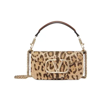 Valentino Locò Faux Crystal Baguette Bag Shoulder Bag, Crossbody Bag, Handbag Mini Women's Multicolor