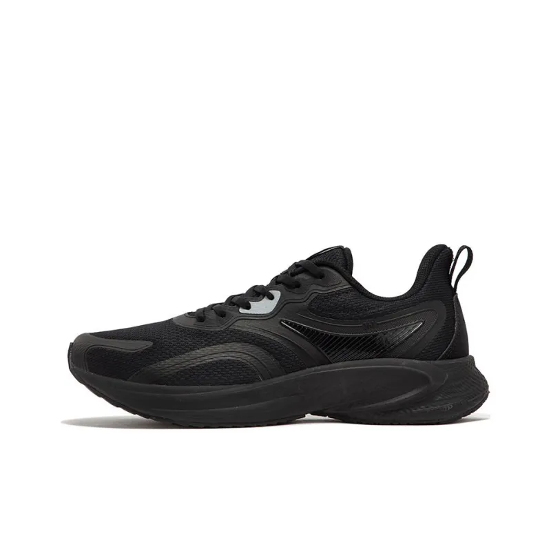 361° Shock Absorbers Slip Resistant, Abrasion Resistant, Breathable Low Top Running Shoes Men's Black-0
