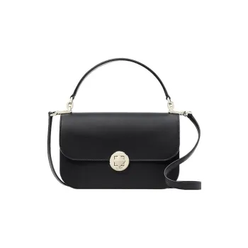 Kate Spade Smooth Leather Shoulder Bag, Crossbody Bag Regular Women's Black