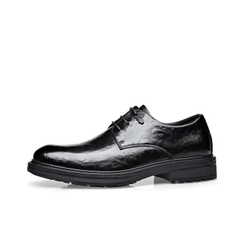 YEDANI Dress Shoes Men Low-Top Black