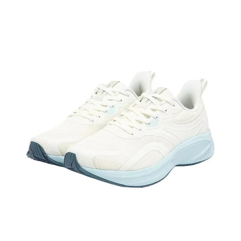 361° Cushioning Anti Slip And Wear Resistant Low Top Running Shoes Men's White Blue-1