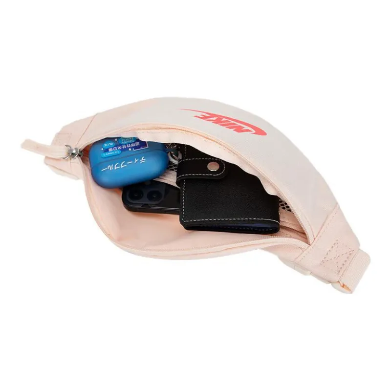 Nike Heritage Fabric Fanny Pack Regular Unisex Pink-3