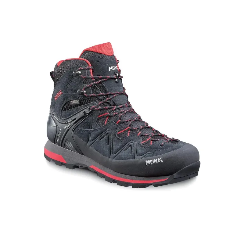 MEINDL Tonale GTX Anti-Slip Wear-Resistant High-Top Outdoor Shoes Men's Black Red-2