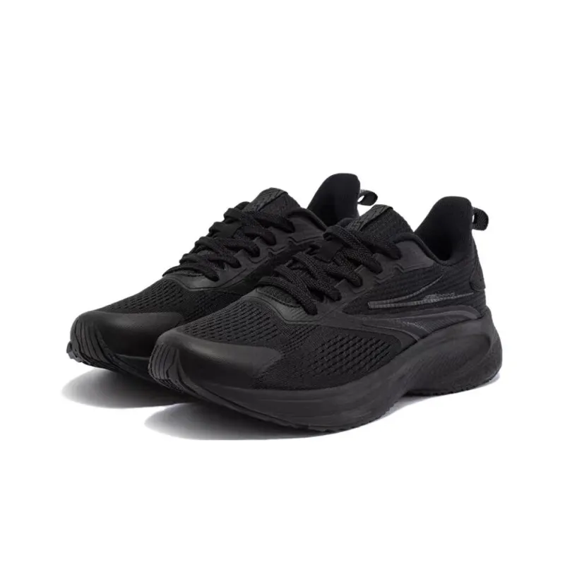 361° Shock Absorbers Slip Resistant, Abrasion Resistant, Breathable Low Top Running Shoes Men's Black-2