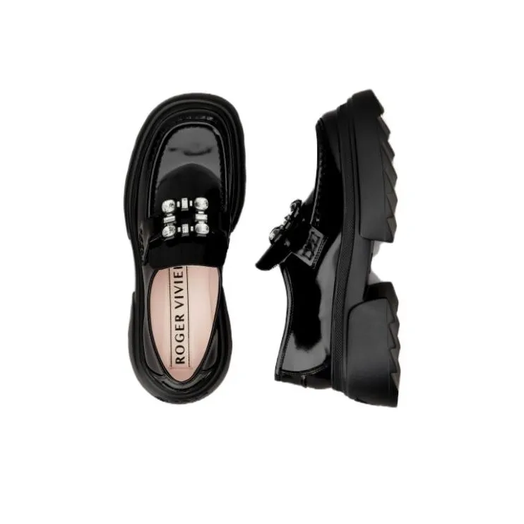 Roger Vivier Wallaviv Buckle Embellished Loafers Women's-3