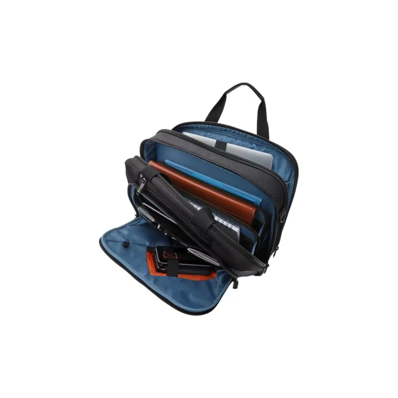 SAMSONITE Nylon 15.6-Inch Laptop Bag Briefcase One Shoulder Handbag Men's Black-3