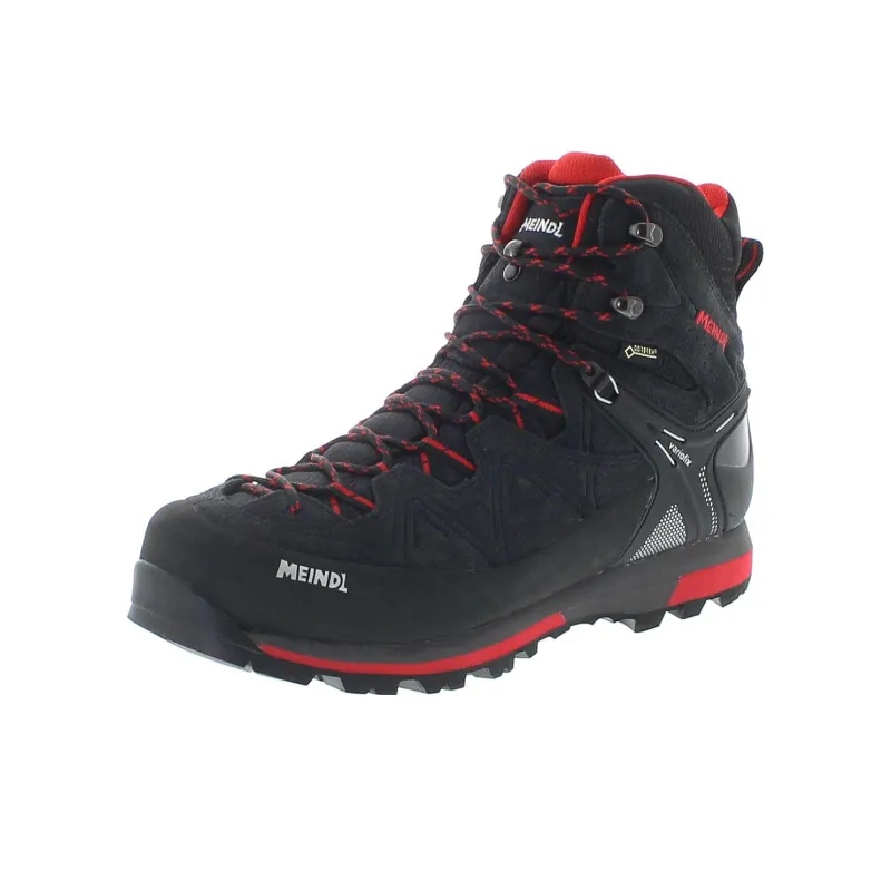 MEINDL Tonale GTX Anti-Slip Wear-Resistant High-Top Outdoor Shoes Men's Black Red-1