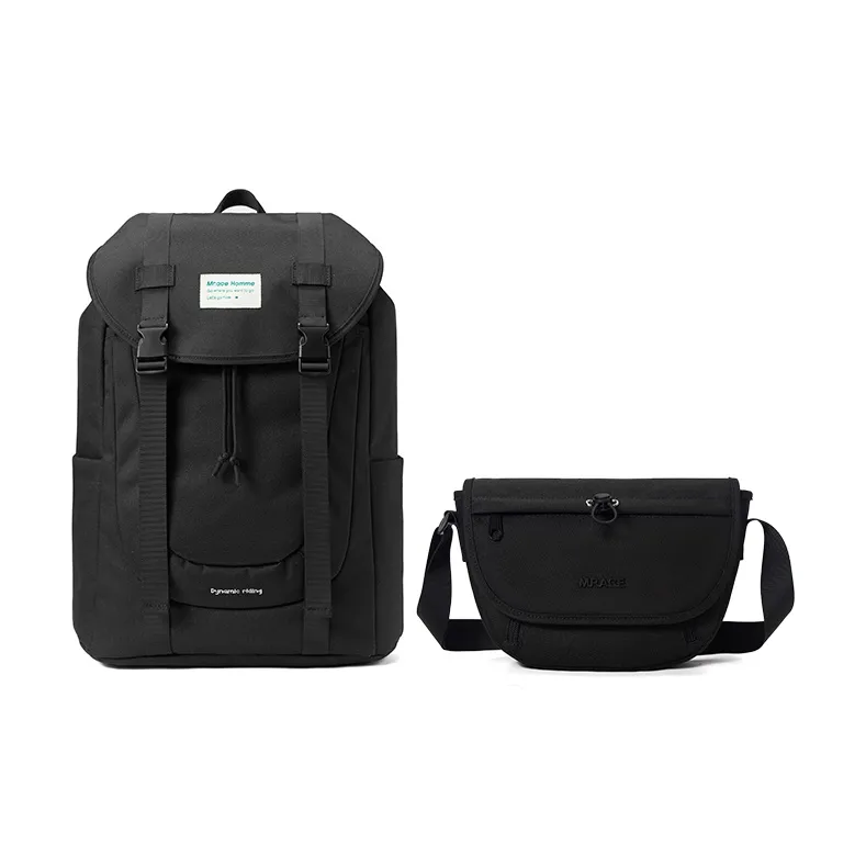 MR.ACE HOMME Polyester Saddle Bag, Shoulder Bag, Backpack Regular Unisex Snow-0