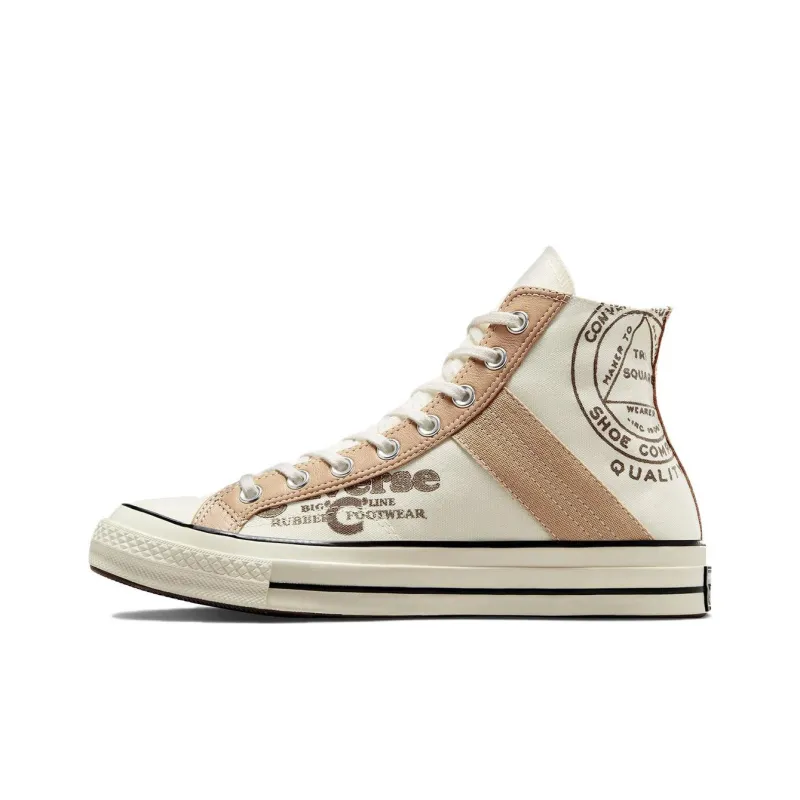 Chuck 70 Converse Leather Overlay High 'Egret Champagne Tan'-0
