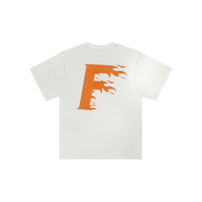 False Perception T Shirts Unisex Distressed White-1