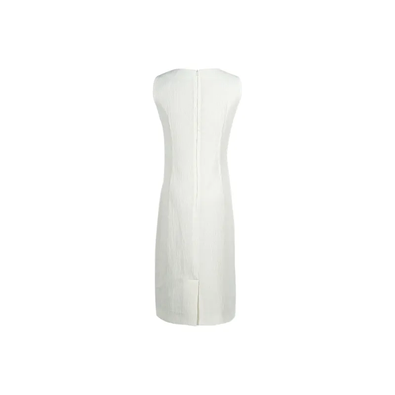 MISSSHINE Sleeveless Dresses Women's Beige Apricot-1
