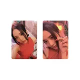 Red Top Jisoo Set 2 Pcs