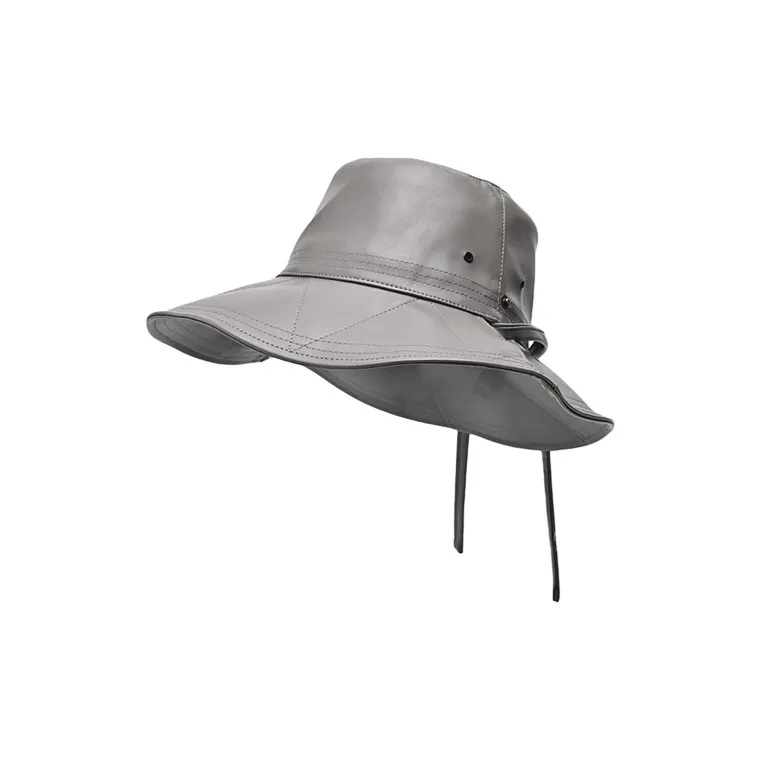 FREE RABBITⅡ PU Cortex Bucket Hats Unisex-6