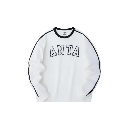 ANTA Sweatshirts Unisex Ivory White