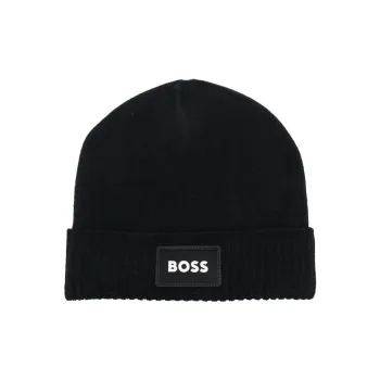 HUGO BOSS Wool Beanies Baby Black