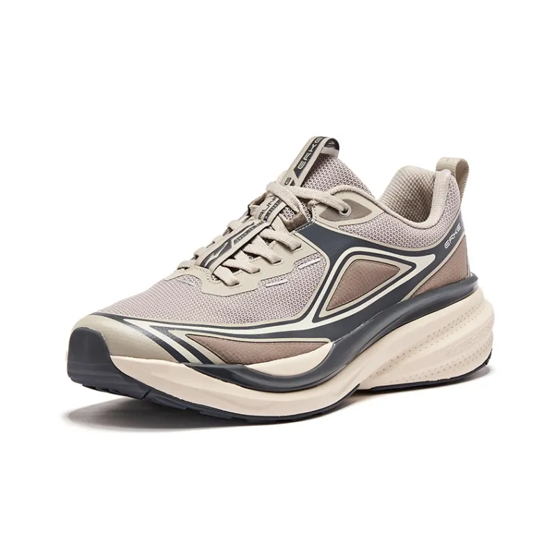 Erke Aspect Low Top Running Shoes Men's Gray Brown-2