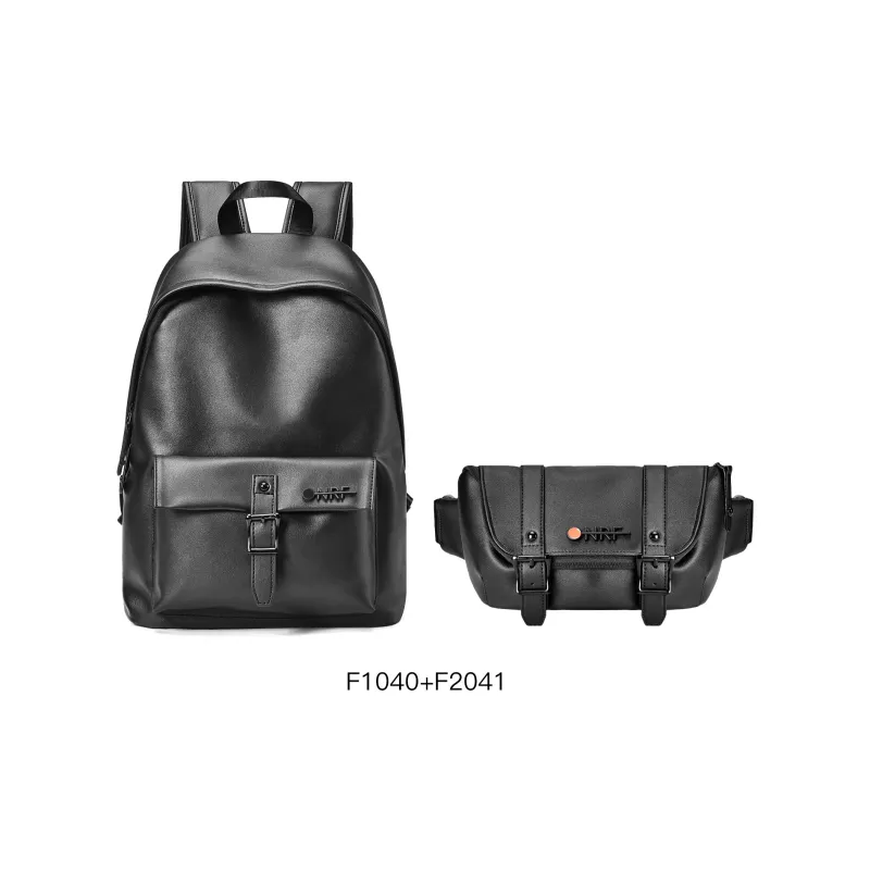 ONRF Polyester Backpack Large Size Unisex Black-11