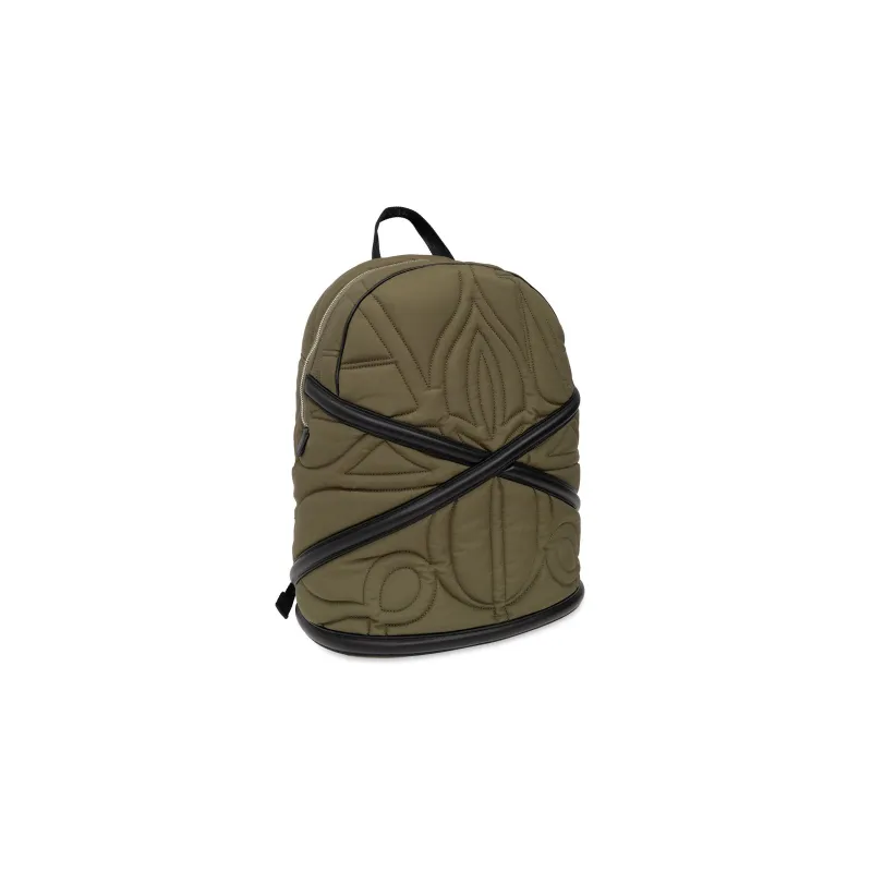 Alexander McQueen Nylon Backpack Men's Green-1