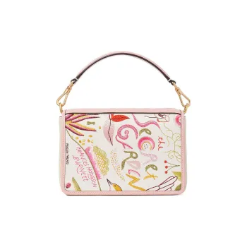 Kate Spade Storyteller Leather Shoulder Bag Crossbody Bag Women's Pink/Multicolor