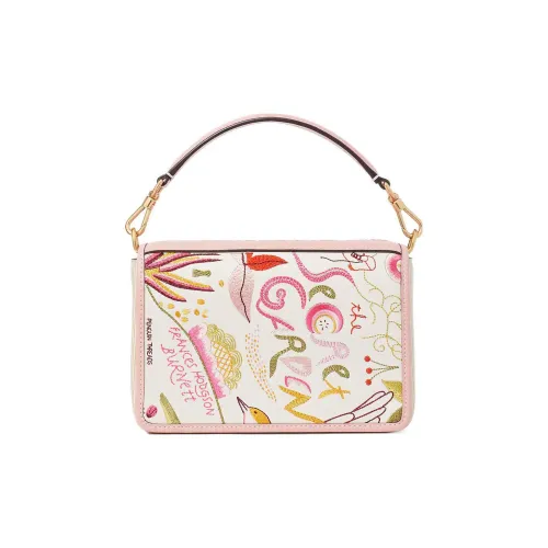 Kate Spade Storyteller Leather Shoulder Bag Crossbody Bag Women's Pink/Multicolor