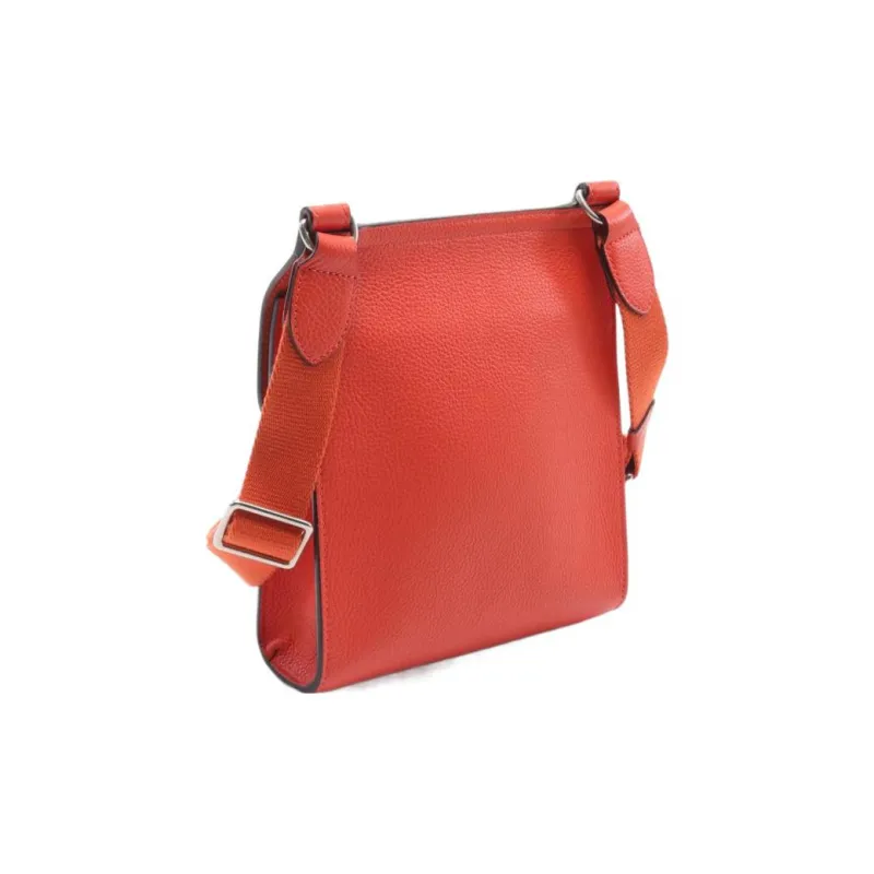 Mulberry Leather Shoulder Bag Crossbody Bag Mini Women's Orange-1