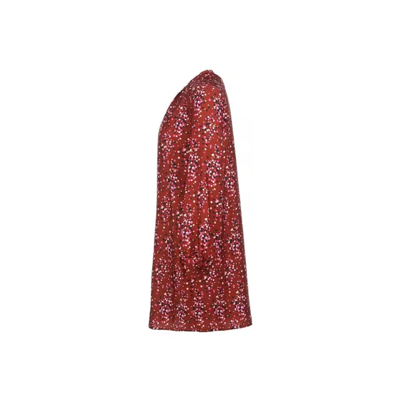 I BLUES Long Sleeved Dresses Women's Red-1
