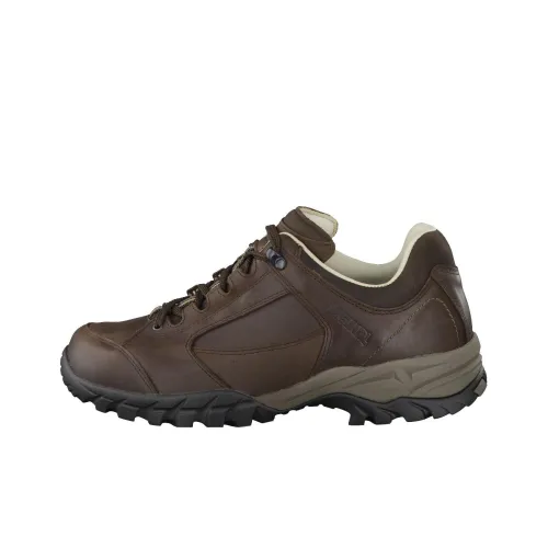 MEINDL Lugano Water-Resistant Slip-Resistant Low-Top Outdoor Shoes Men's Dark Brown