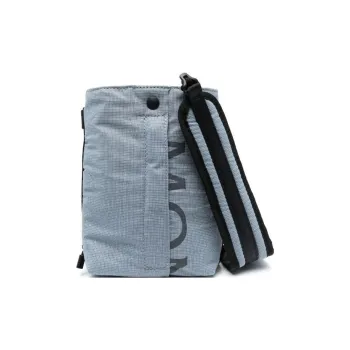 Moncler Fabric Messenger Bag Shoulder Bag Crossbody Bag Men's Cornflower Blue