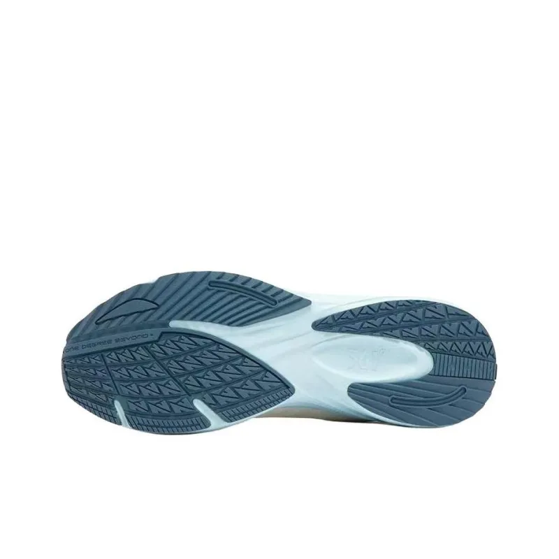 361° Cushioning Anti Slip And Wear Resistant Low Top Running Shoes Men's White Blue-3