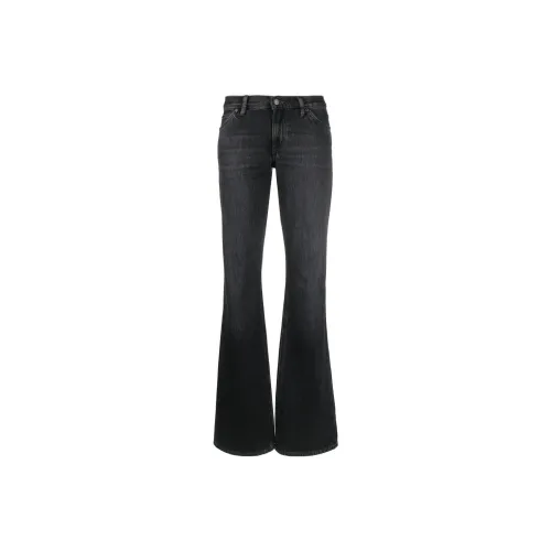 Acne Studios Logo-patch Straight-leg Jeans