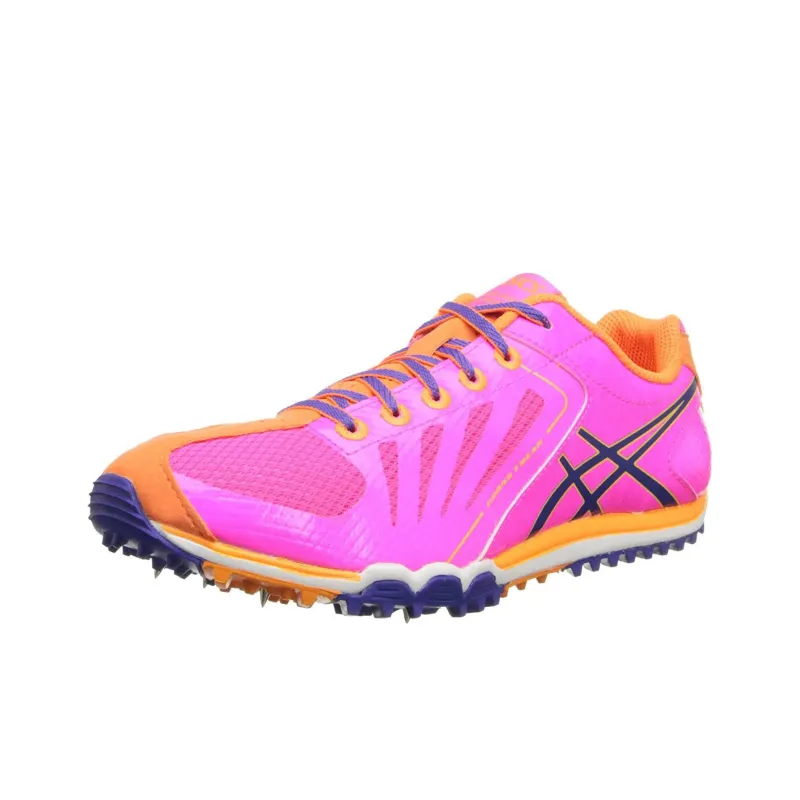 Asics Cross Freak Cushioning Anti Slip And Wear Resistant Low Top Running Shoes Women's Bright Pink-2