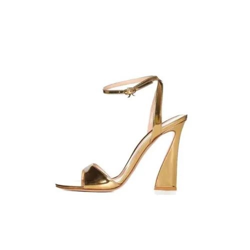 GIANVITO ROSSI Aura 105mm Patent Leather Sandals