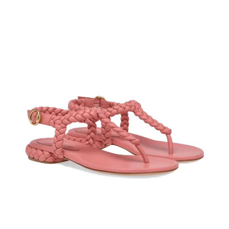 GIANVITO ROSSI Ravello Strap Sandals Women's Pink-2