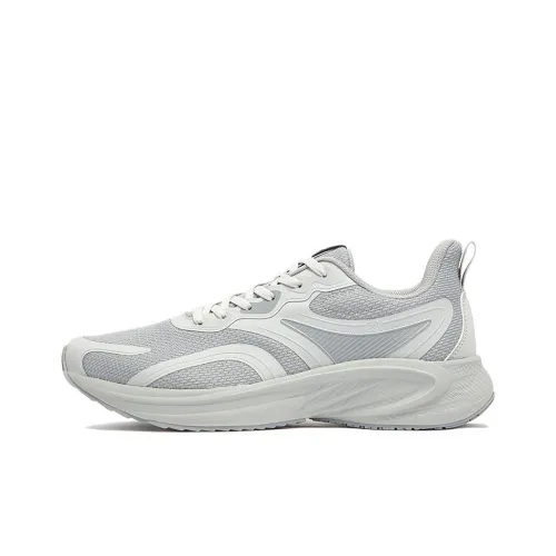 361° Cushioning Anti Slip And Wear Resistant Low Top Running Shoes Men's Gray