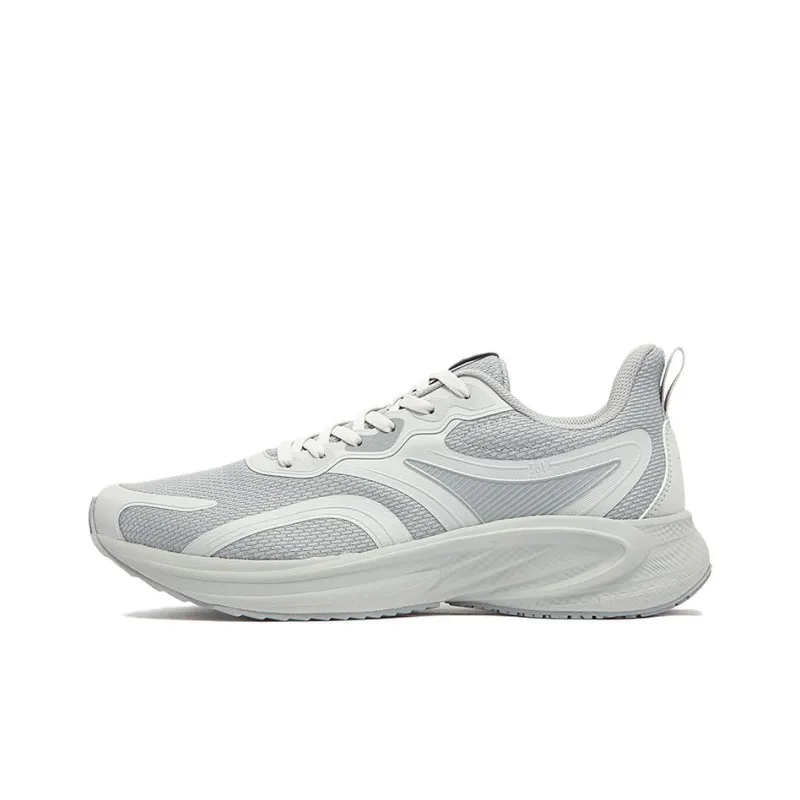 361° Cushioning Anti Slip And Wear Resistant Low Top Running Shoes Men's Gray-0