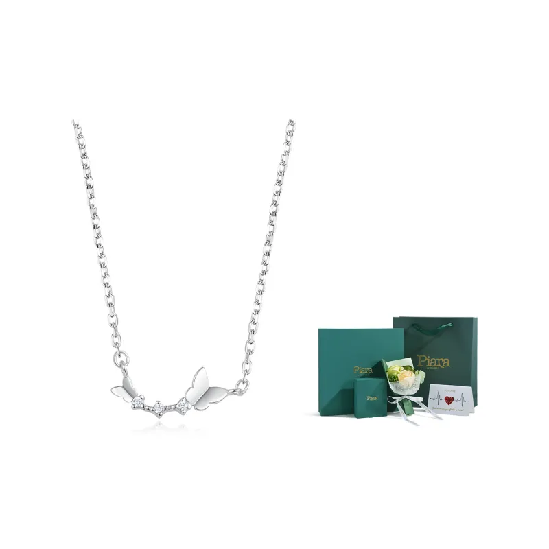 PIARA 925 Sterling Silver Necklaces Women's-5