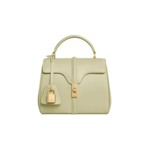 celine Camarat Calfskin Shoulder Bag Crossbody Bag Handbag Mini Women's Apple Green